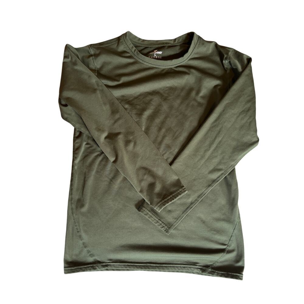 Herobiker Army Green Base Layer Long Sleeve.  Size Large